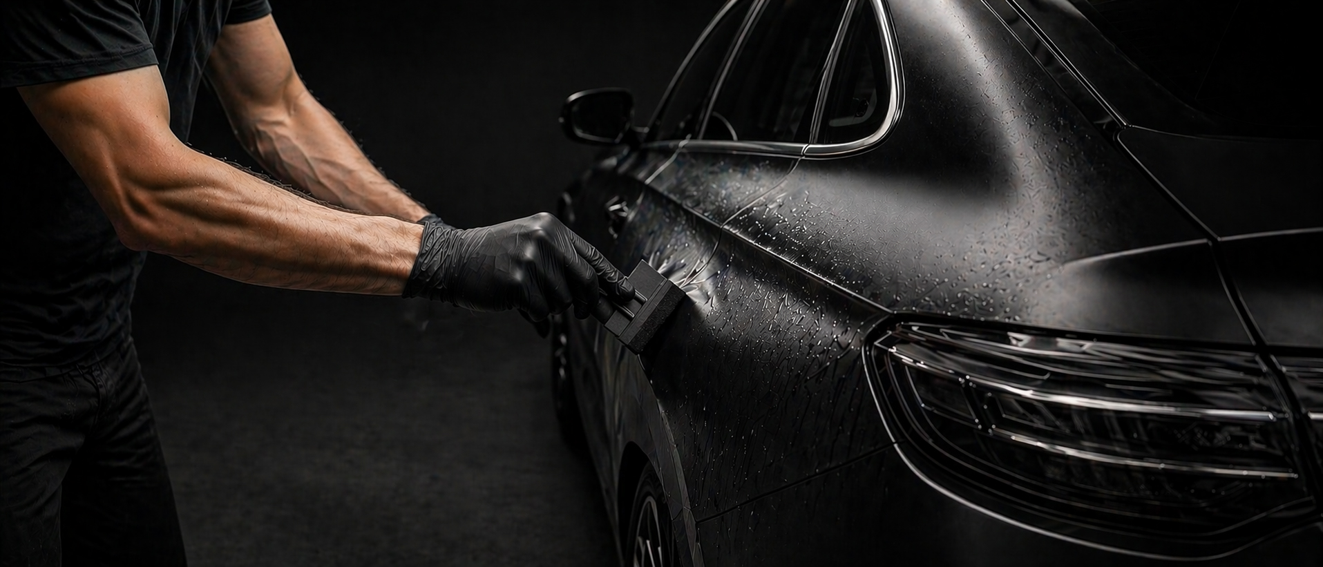 Оклейка кузова антигравийной пленкой