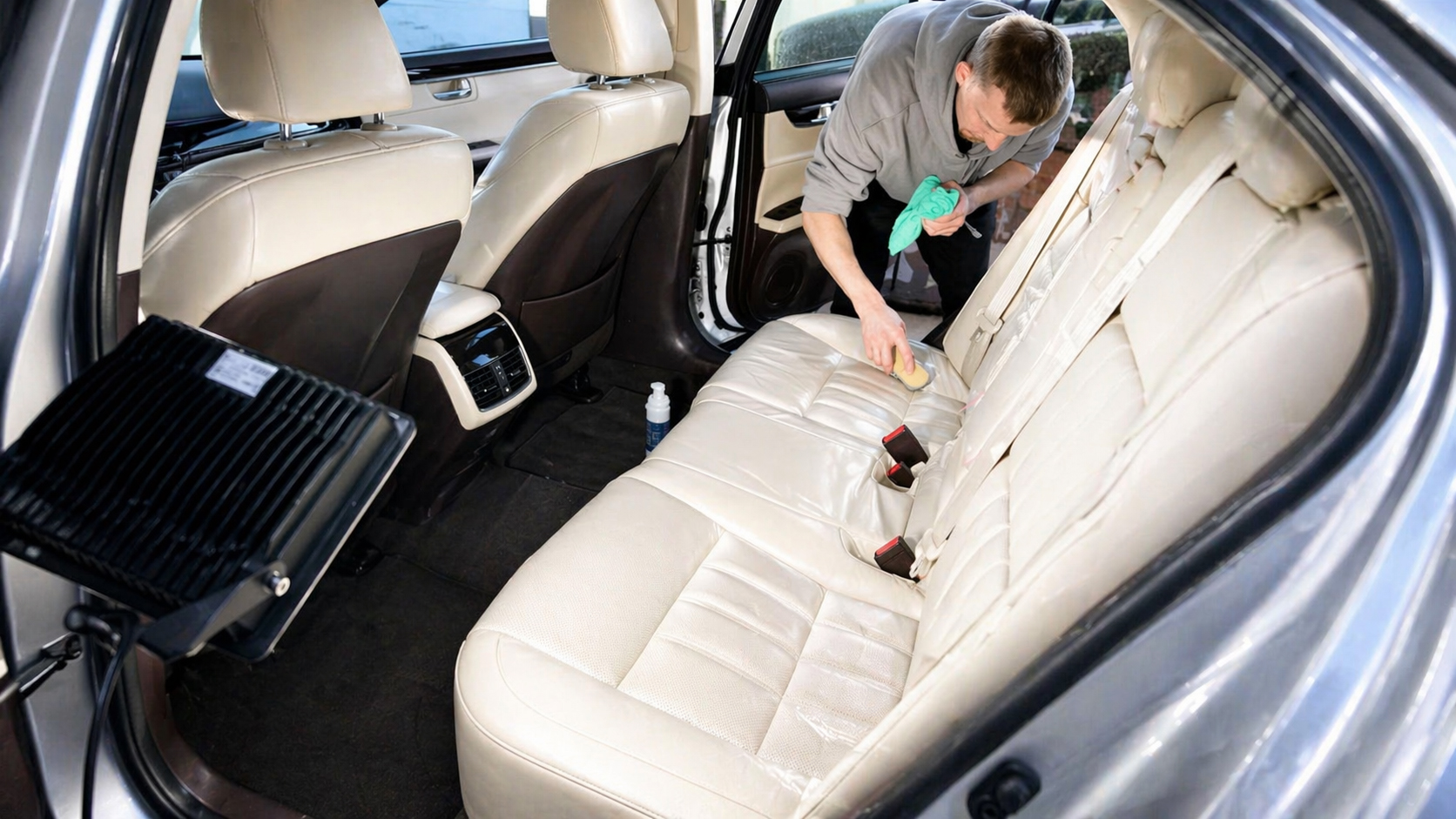Точечная химчистка сидений с заметным визуальным обновлением - фото 2