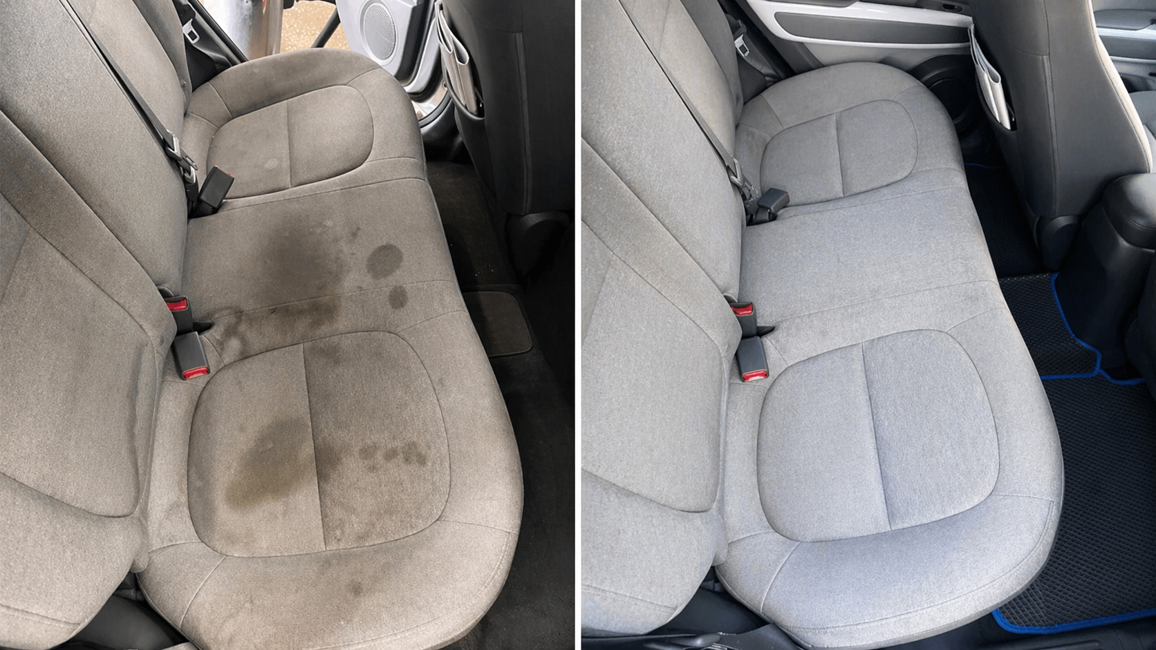 Точечная химчистка сидений с заметным визуальным обновлением - фото 3